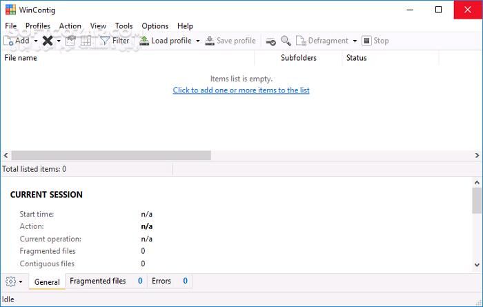 دانلود WinContig 5.0.3.1 - دانلود دیفرگ کردن فایل‌ها - سافت گذر