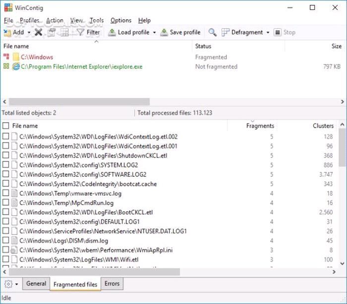 دانلود WinContig 5.0.3.1 - دانلود دیفرگ کردن فایل‌ها - سافت گذر