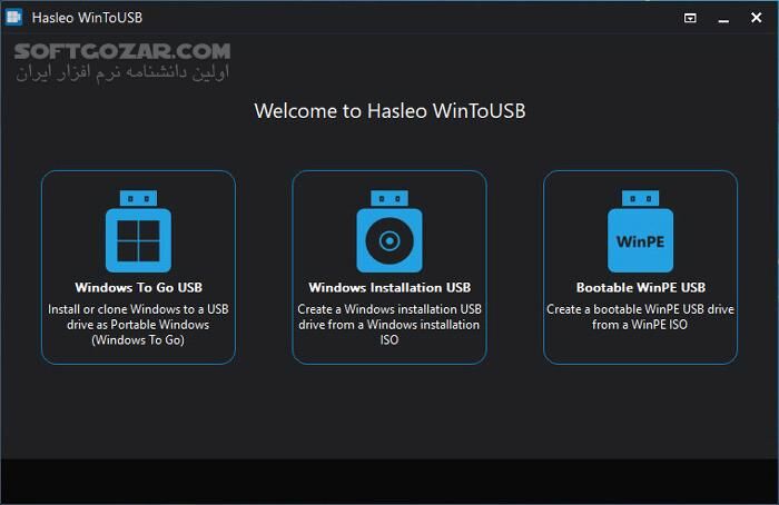 دانلود WinToUSB 10.2 + Portable - دانلود ویندوز قابل حمل - سافت گذر