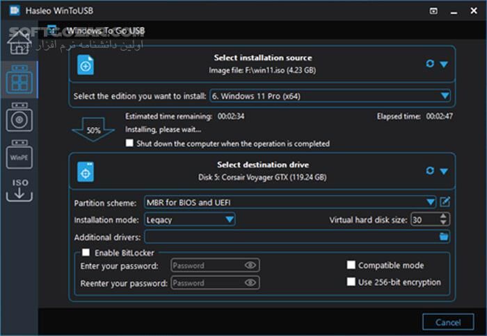 دانلود WinToUSB 10.2 + Portable - دانلود ویندوز قابل حمل - سافت گذر