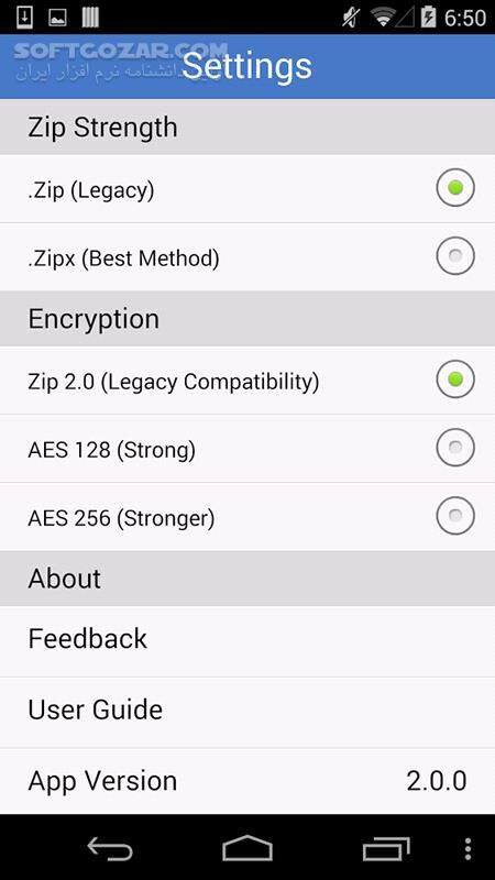 دانلود WinZip Premium 7.1.1 for Android +4.0 - دانلود برنامه استخراج فایل فشرده برای اندروید - سافت گذر