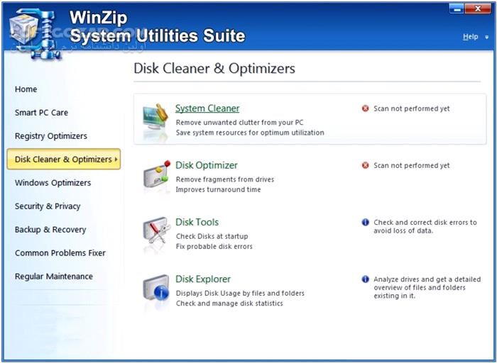دانلود WinZip System Utilities Suite 4.0.3.4 - دانلود بهینه سازی و افزایش سرعت کامپیوتر - سافت گذر