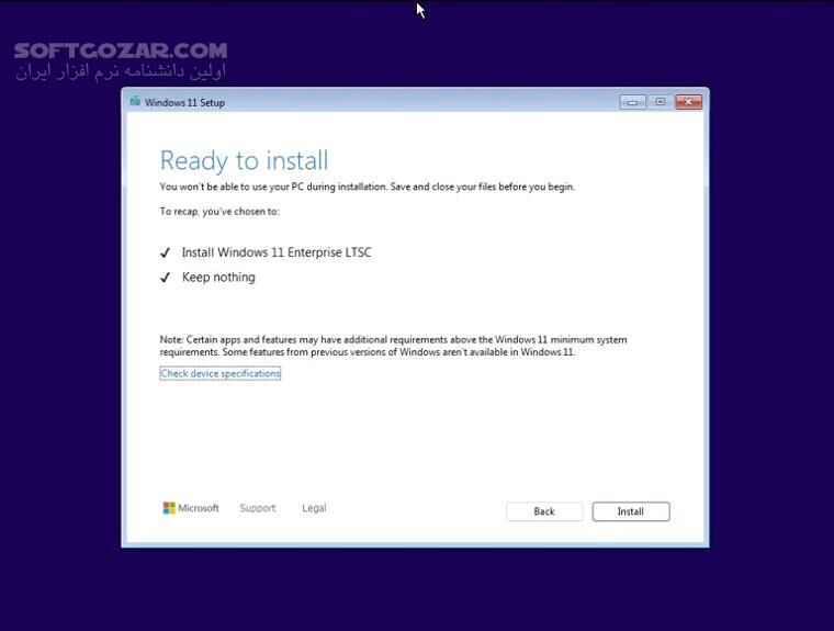 دانلود Windows 11 Enterprise LTSC 24H2 Build 26100.7171 RTM MSDN VL November 2025 - دانلود ویندوز 11 LTSC - سافت گذر