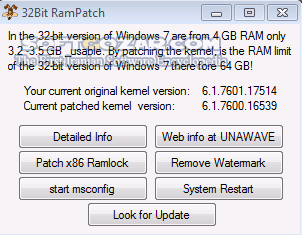 دانلود Windows 7 and 8 x86 Ram Patch 1.0.3.0 / 0.8.0.1 - دانلود رفع مشکل شناسایی نشدن کامل رمهای 4 گیگ در ویندوز 7 و 8 - سافت گذر