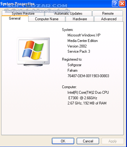 دانلود Windows XP Media Center Edition x86 Integrated August 2013 - دانلود ویندوز xp ایکس پی - سافت گذر