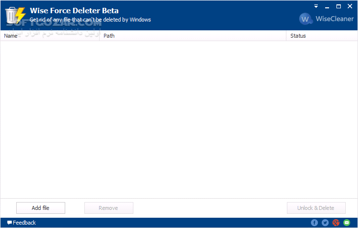 دانلود Wise Force Deleter 1.5.7.59 - دانلود حذف فایلهای غیر قابل حذف - سافت گذر