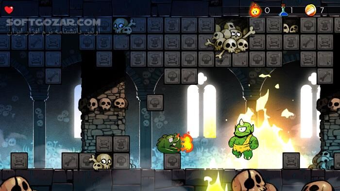 دانلود Wonder Boy The Dragons Trap - دانلود بازی اکشن ماجرایی - سافت گذر