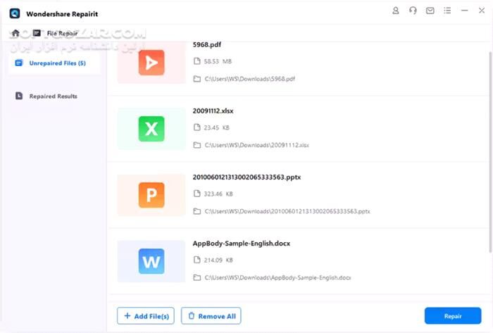 دانلود Wondershare Repairit 6.5.18.9 / macOS - دانلود تعمیر انواع فایل‌های ویدئویی و صوتی آسیب دیده - سافت گذر
