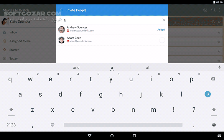 دانلود Wunderlist 3.4.8 for Android +4.0 - دانلود مدیریت کارهای روزانه برای اندروید - سافت گذر