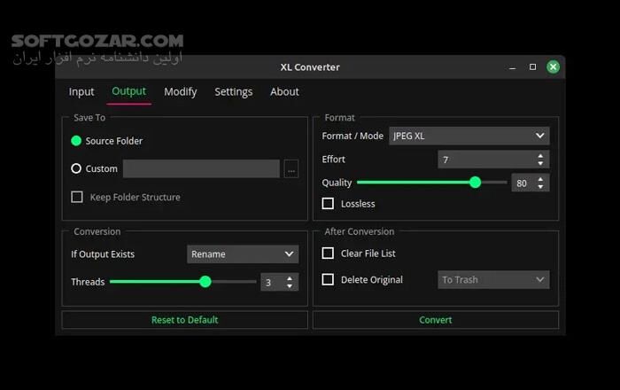 دانلود XL Converter 1.2.3 - دانلود تبدیل فرمت و کاهش حجم عکس‌ - سافت گذر