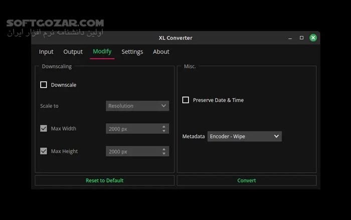 دانلود XL Converter 1.2.3 - دانلود تبدیل فرمت و کاهش حجم عکس‌ - سافت گذر