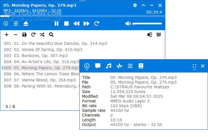 دانلود XMPlay 4.0.0.12 - دانلود پلیر صوتی - سافت گذر