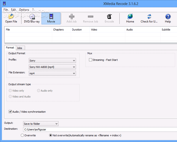 دانلود XMedia Recode 3.6.1.9 + Portable - دانلود تغییر فرمت فیلم بدون کاهش کیفیت - سافت گذر