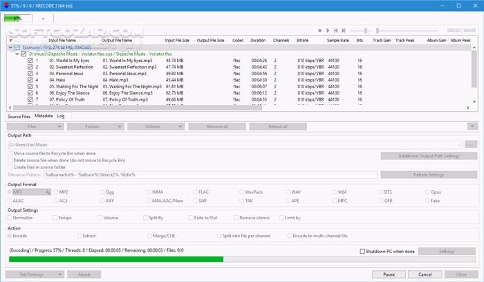 دانلود XRECODE3 1.175 Final - دانلود مبدل صوتی - سافت گذر