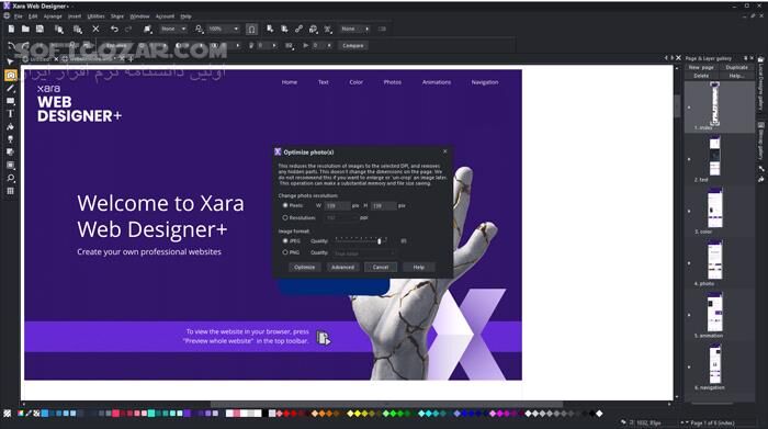 دانلود Xara Web Designer+ 25.0.1.71944 - دانلود طراحی سایت - سافت گذر