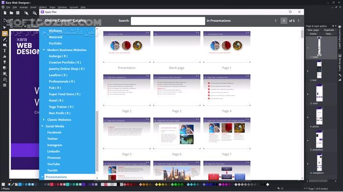 دانلود Xara Web Designer+ 25.0.1.71944 - دانلود طراحی سایت - سافت گذر