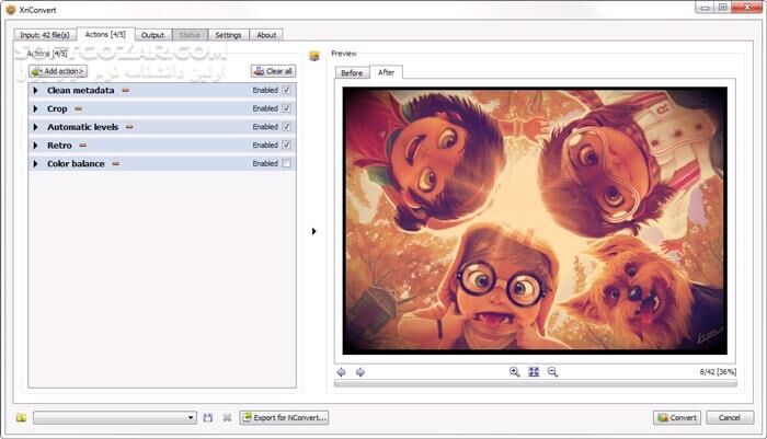 دانلود XnConvert 1.106.0 - دانلود ویرایش عکس - سافت گذر