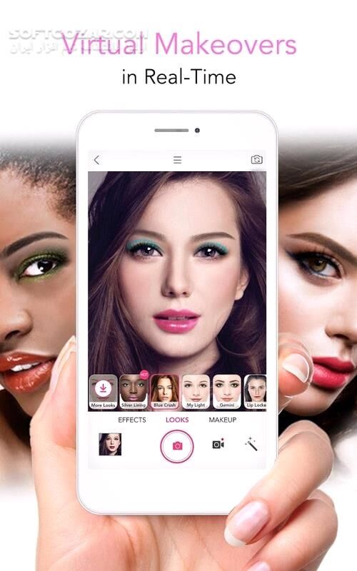 دانلود YouCam Makeup Premium 6.38.1 For Android +6.0 - دانلود یو کم میکاپ برای اندروید - سافت گذر