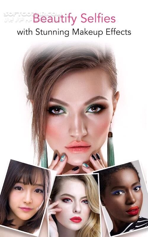 دانلود YouCam Makeup Premium 6.38.1 For Android +6.0 - دانلود یو کم میکاپ برای اندروید - سافت گذر