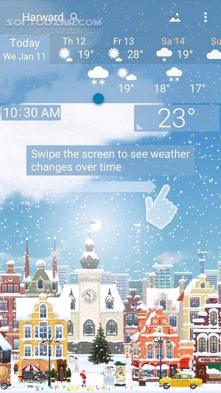 دانلود YoWindow Weather 2.54.0 Final For Android +6.0 - دانلود پیش بینی آب و هوای یو ویندو برای اندروید - سافت گذر