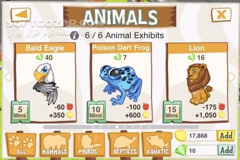 دانلود Zoo Story 2 1.0.5.5 for Android - دانلود بازی باغ وحش اینترنتی برای اندروید - سافت گذر
