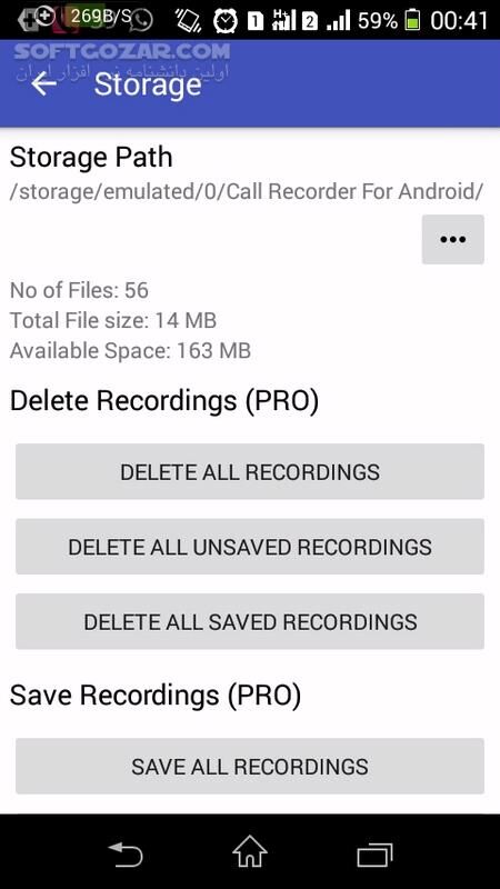 دانلود Call Recorder for Android pro 8.1 for Android +4.0.3 - دانلود ضبط مکالمات برای اندروید - سافت گذر