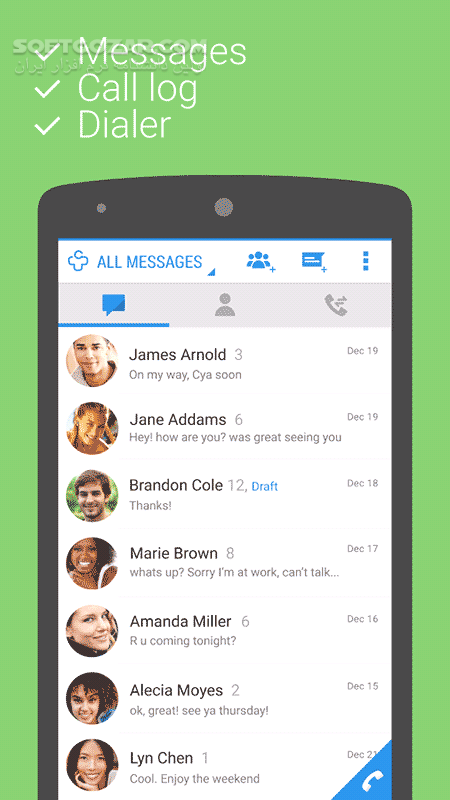دانلود Google Contacts 4.69.26.834551863 for Android +8.0 - دانلود گوگل کانتکت برای اندروید - سافت گذر