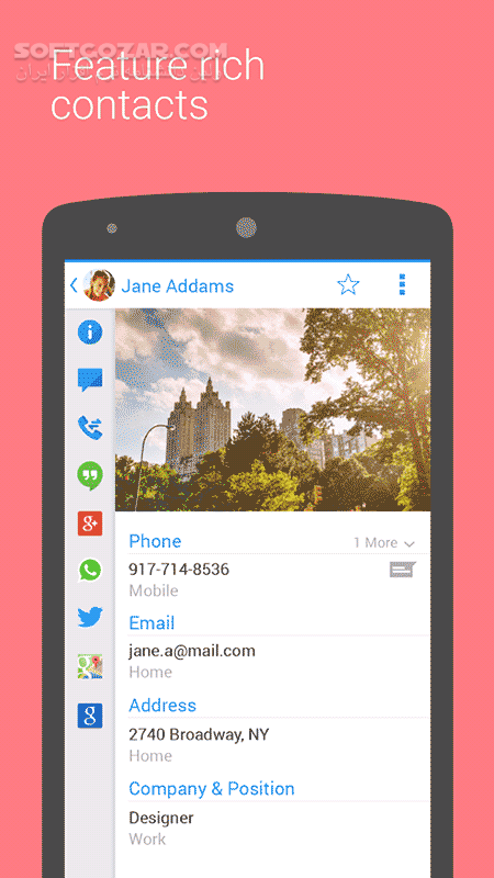 دانلود Google Contacts 4.69.26.834551863 for Android +8.0 - دانلود گوگل کانتکت برای اندروید - سافت گذر