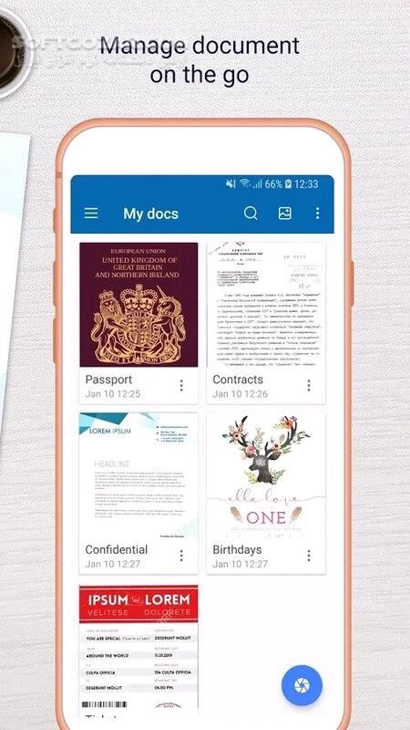 دانلود Easy Scanner – Camera to PDF Pro 3.6.0 For android +4.4 - دانلود ایزی اسکنر برای اندروید - سافت گذر