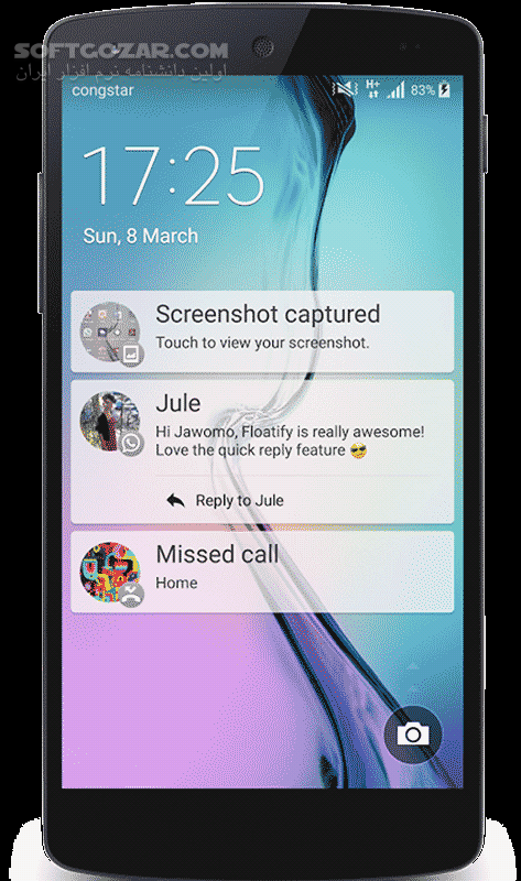 دانلود Floatify Pro 11.61 for Android +4.1 - دانلود نوتیفیکیشن برای اندروید - سافت گذر