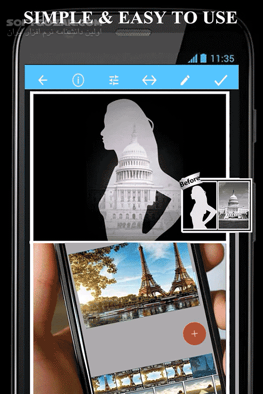 دانلود Fusion Pro 3.0.8 for Android +2.3 - دانلود هنر ترکیب عکس ها برای اندروید - سافت گذر