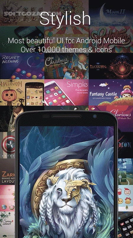 دانلود GO Launcher EX Prime 5.15 for Android +2.2 - دانلود قدرتمند ترین لانچر با امکانات، تم ها و افزونه های فراوان با زبان فارسی برای اندروید - سافت گذر