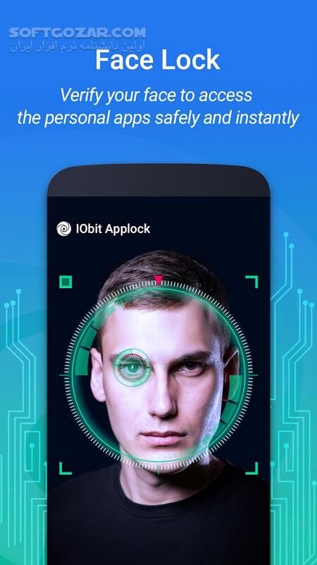دانلود IObit Applock: Face Lock & Fingerprint Lock v2.5.0 Pro for Android +4.0.3 - دانلود قفل اندروید برای اندروید - سافت گذر
