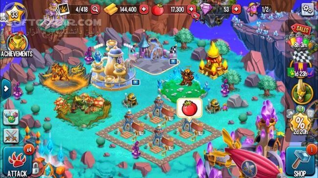 دانلود Monster Legends - RPG 11.0.3 for android +4.0.3 - دانلود افسانه هیولاها برای اندروید - سافت گذر