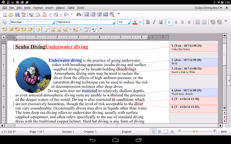 دانلود Office HD - TextMaker FULL 2016.767.0623 for Android +4.0 - دانلود پردازش متن قدرتمند با امکانات فوق العاده برای اندروید - سافت گذر