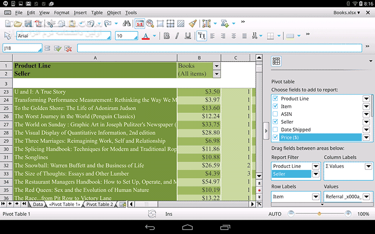 دانلود Office HD - PlanMaker FULL 2016.767.0623 for Android +4.0 - دانلود اکسل قدرتمند برای تبلت ها برای اندروید - سافت گذر