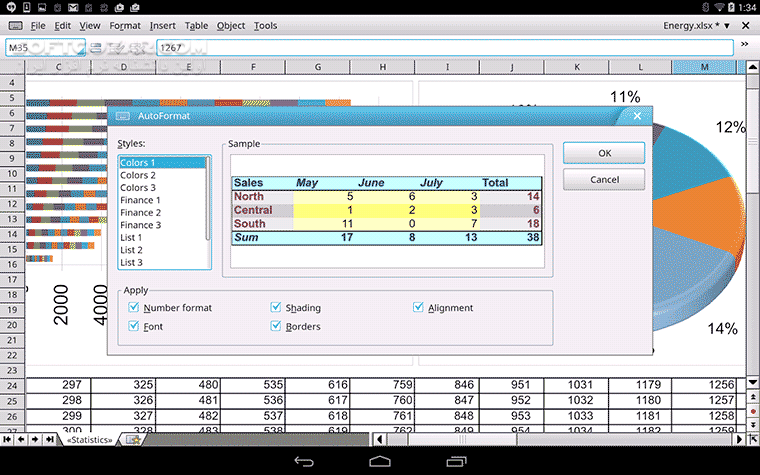 دانلود Office HD - PlanMaker FULL 2016.767.0623 for Android +4.0 - دانلود اکسل قدرتمند برای تبلت ها برای اندروید - سافت گذر