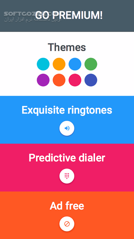 دانلود Ready Contacts + Dialer Pro 2.1.0 for Android +4.0 - دانلود شماره گیر و دفترچه تلفن متفاوت برای اندروید - سافت گذر