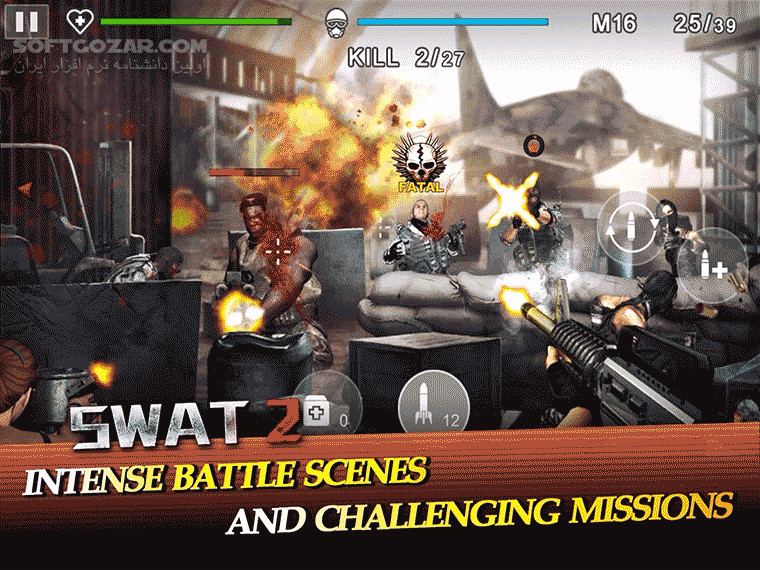 دانلود SWAT 2 v1.0.7 for Android +2.3 - دانلود بازی مبارزه با تروریست ها برای اندروید - سافت گذر