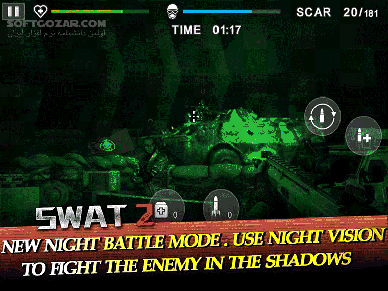 دانلود SWAT 2 v1.0.7 for Android +2.3 - دانلود بازی مبارزه با تروریست ها برای اندروید - سافت گذر