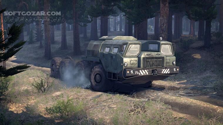 دانلود SpinTires - دانلود بازی لاستیک‌های چرخان - شبیه‌ساز رانندگی با ماشین‌های سنگین - سافت گذر