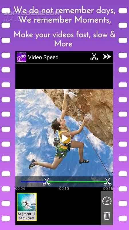 دانلود Video Speed Slow Motion & Fast Premium 1.79 for Android +5.0 - دانلود ویرایش گر سرعت ویدئو برای اندروید - سافت گذر