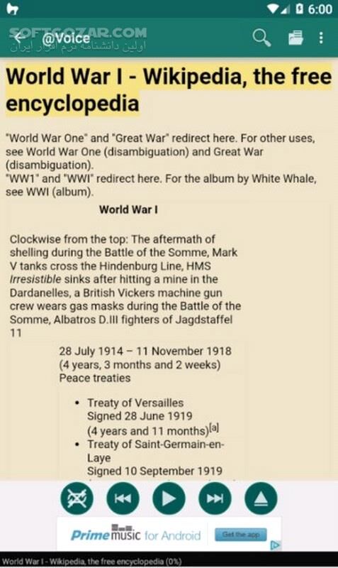 دانلود Voice Aloud Reader 37.0.2 for Android +5.0 - دانلود وویس الود برای اندروید - سافت گذر