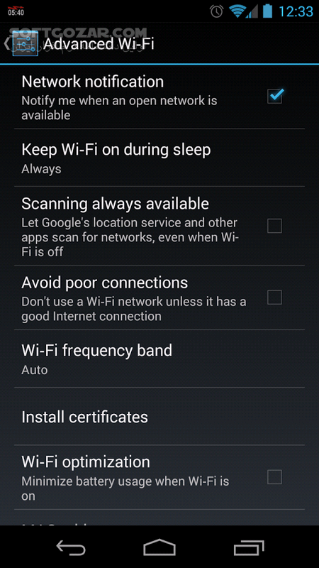 دانلود WiFi Tether Router 6.3.5 for Android +4.0.2 - دانلود وای فای هات اسپات برای اندروید - سافت گذر
