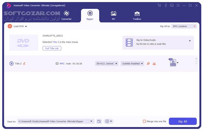 دانلود Aiseesoft Video Converter Ultimate 10.9.26 + Portable / macOS - دانلود تبدیل ویدئو و موزیک - سافت گذر