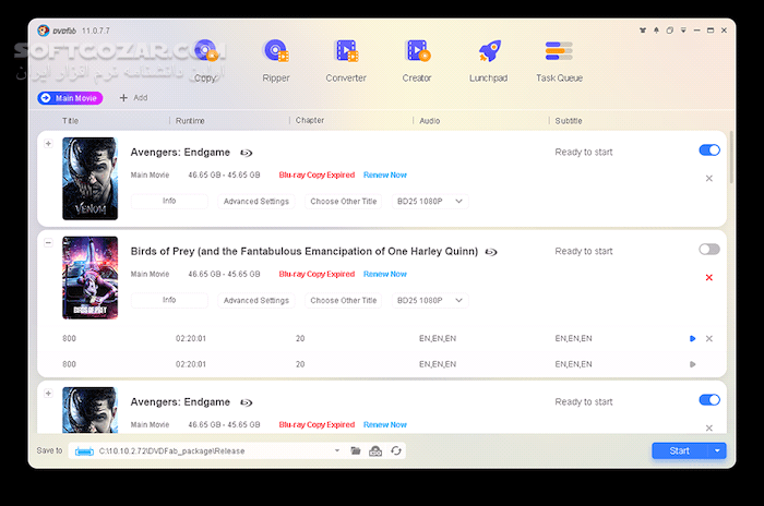 دانلود DVDFab 13.0.5.2 + Portable / Passkey / macOS - دانلود نرم افزار رایت DVD - سافت گذر