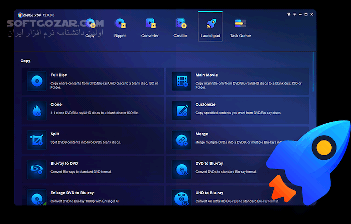 دانلود DVDFab 13.0.5.2 + Portable / Passkey / macOS - دانلود نرم افزار رایت DVD - سافت گذر