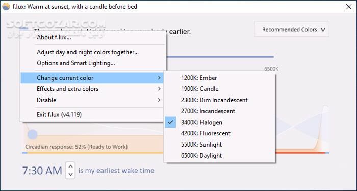 دانلود f.lux 4.140 - دانلود تنظیم نور مانیتور - سافت گذر