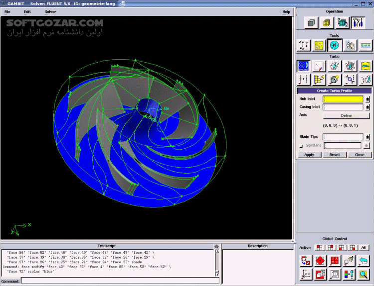 دانلود Fluent 6.3.26 + GAMBIT 2.4.6 + Exceed 2006 + Exceed 2008 v13.0 + Unlimited License - دانلود شبیه سازی و آنالیز به همراه ابزار طراحی هندسی CAD - سافت گذر