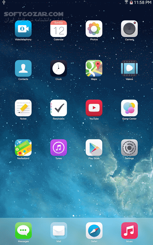 دانلود iLauncher 3.10.3 for Android +2.3 - دانلود لانچر آیفون برای اندروید - سافت گذر